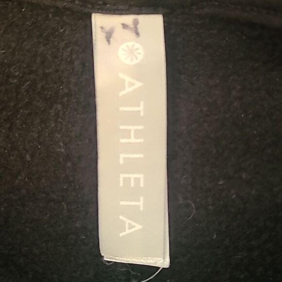 Athleta 24/7 Funnel Neck Sweatshirt Black Size S - Picture 9 of 13